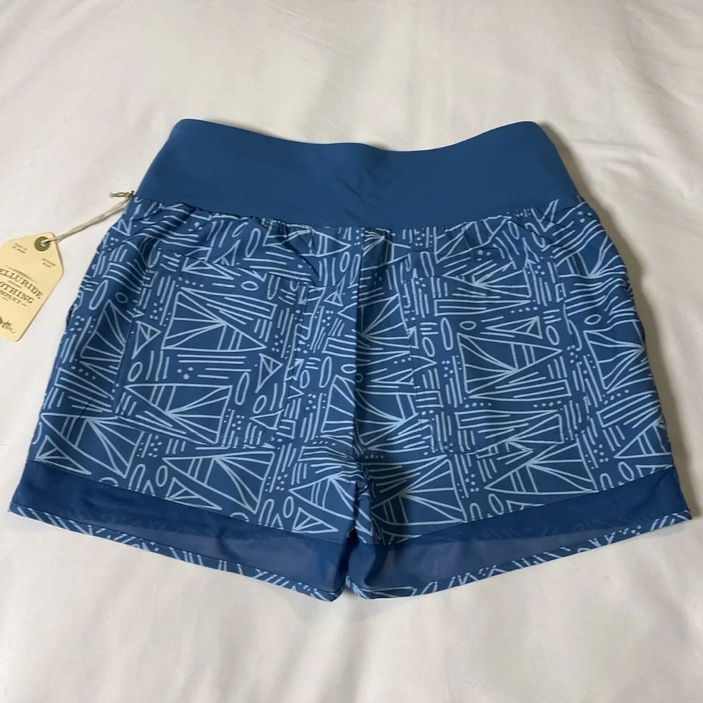 NWT Telluride Clothing Company Mesh Hem Shorts